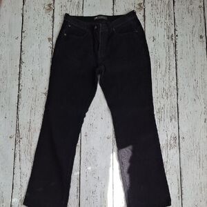 Levi's 505 Black Courdory Straight Leg Pants